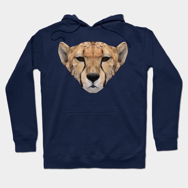 Geometrical Cheetah Hoodie by ErinFCampbell